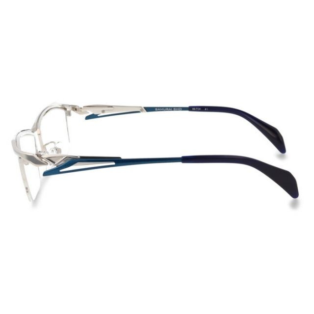 SAMURAI SHO Eyewear SS-T131 col.1 57mm Silver Made in Japan 2026 Samurai Sho Bus