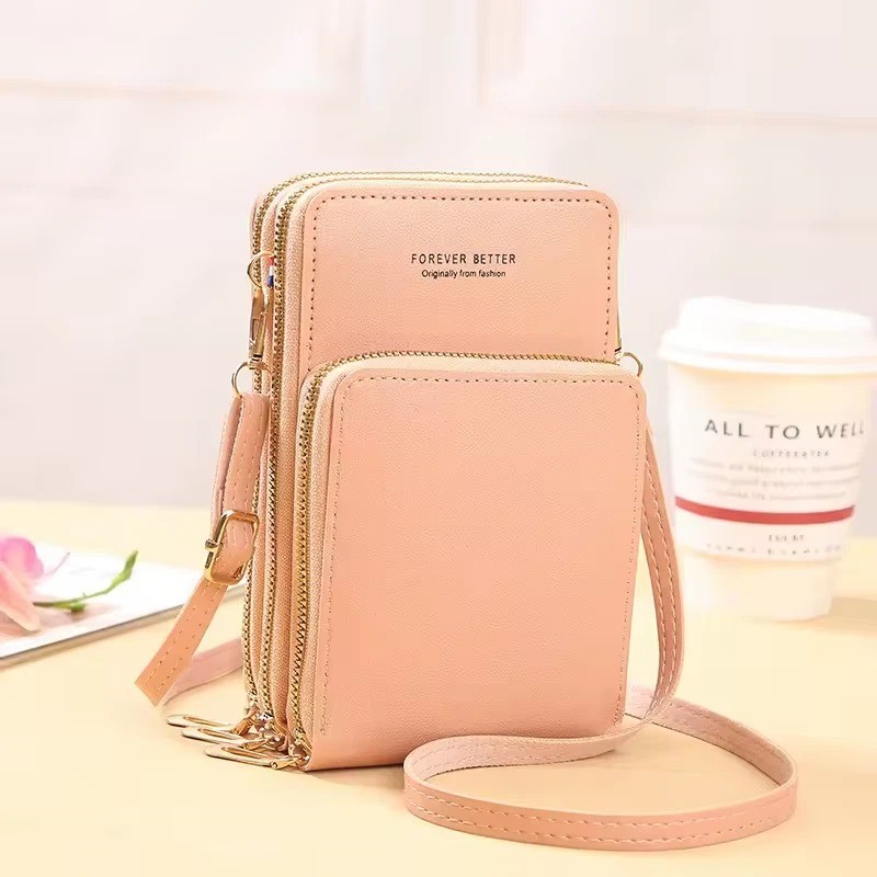 Small Crossbody Cell Phone Purse with Large Touch Screen for Women Mini Handbag