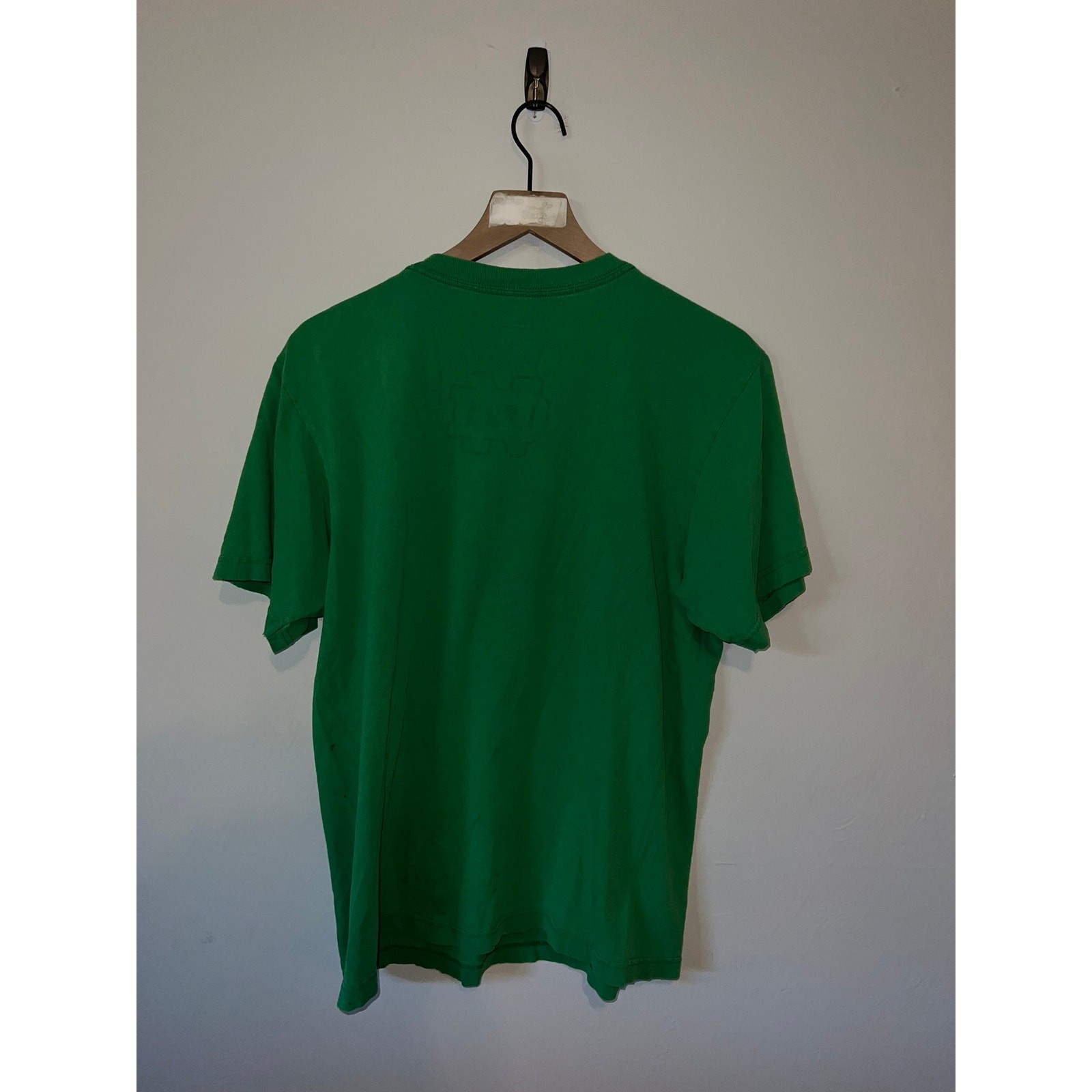 Adidas Notre Dame Shirt College University Green NCAA Tee 2000s M Medium