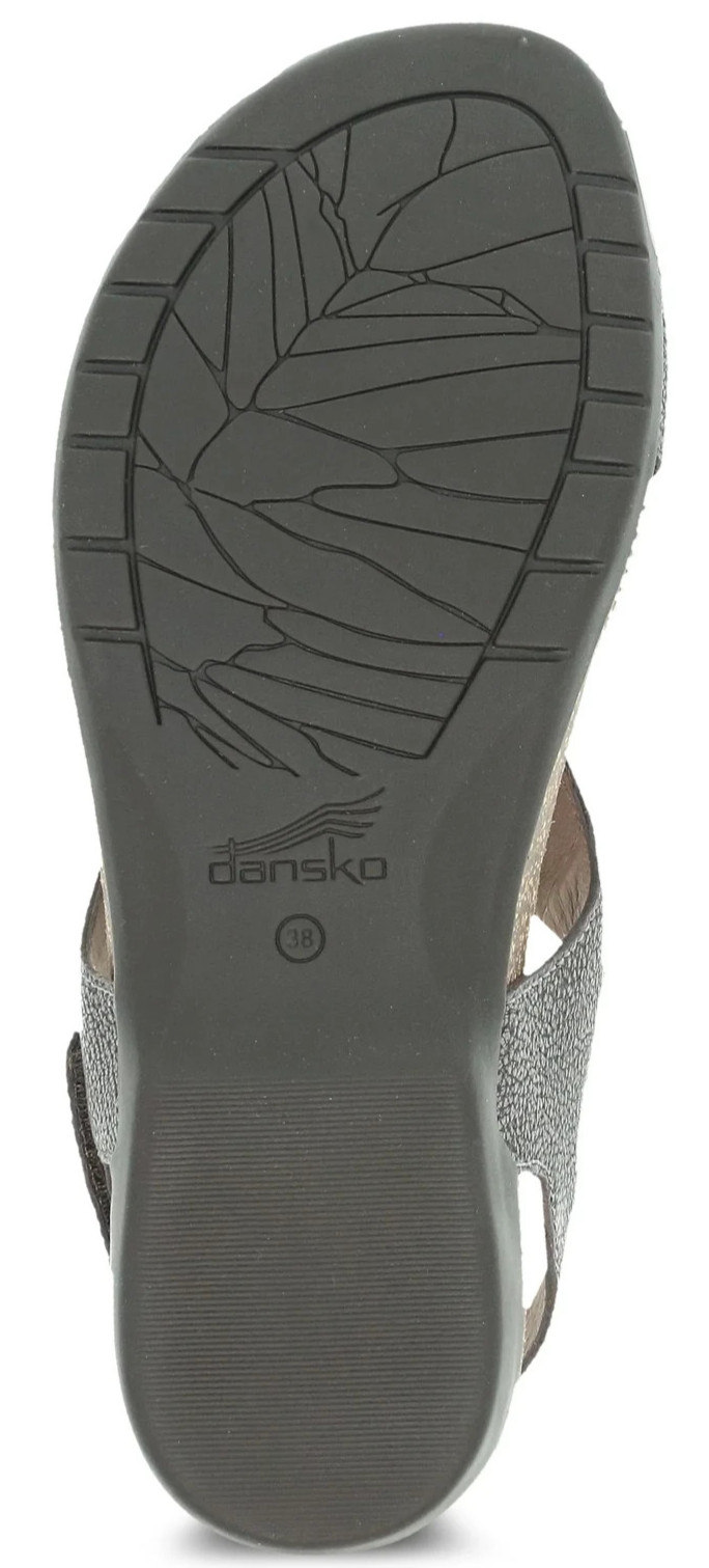 Dansko Women’s Reece Pewter Metallic Sandal (Select Size)