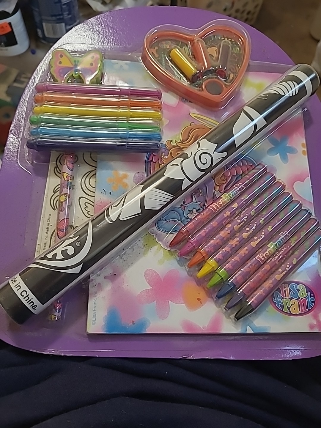 Lisa Frank Accessories For Clear Backpack Only. New And Sealed. 2000s