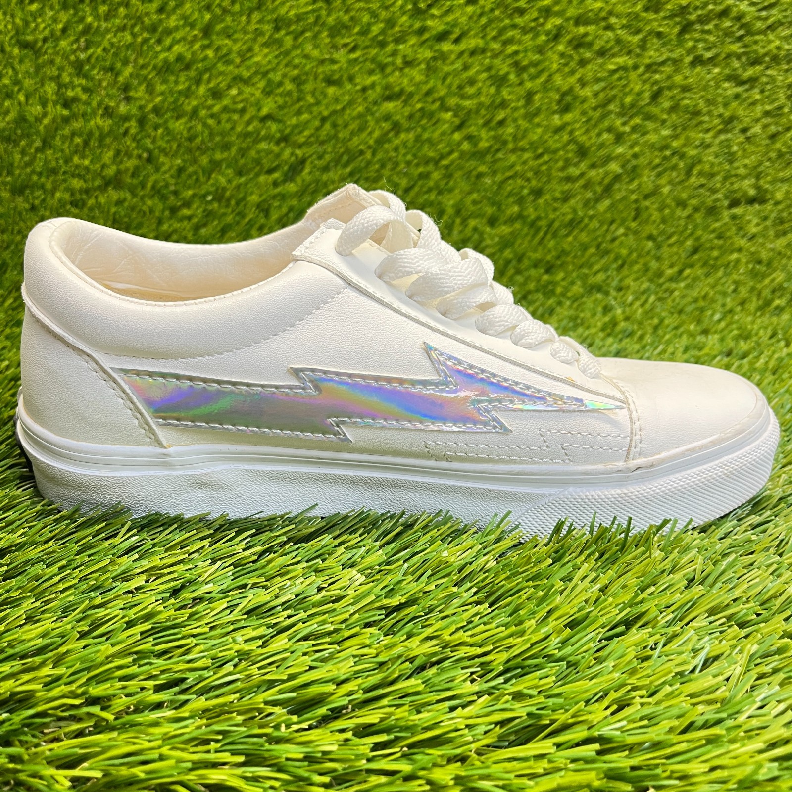 Revenge x Storm Classic Plus Mens Size 5 White Athletic Leather Shoes Sneakers