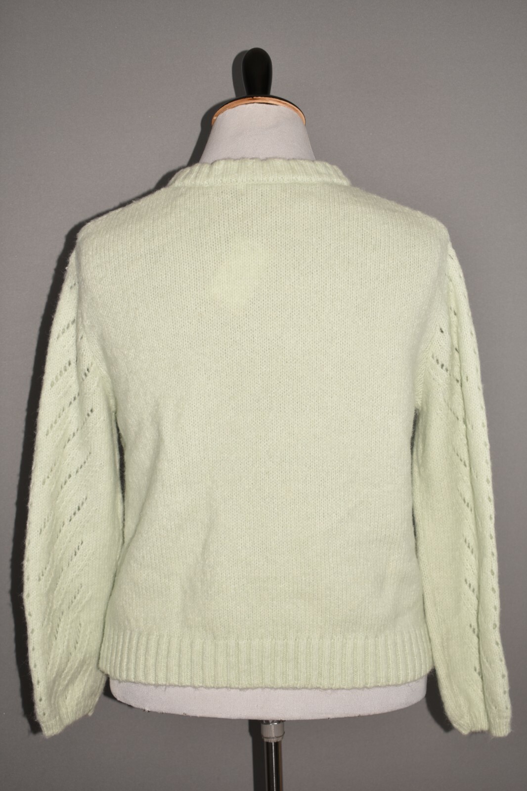 ELODIE NEW $25 Long Sleeve Pullover Sweater in Sage Green XL