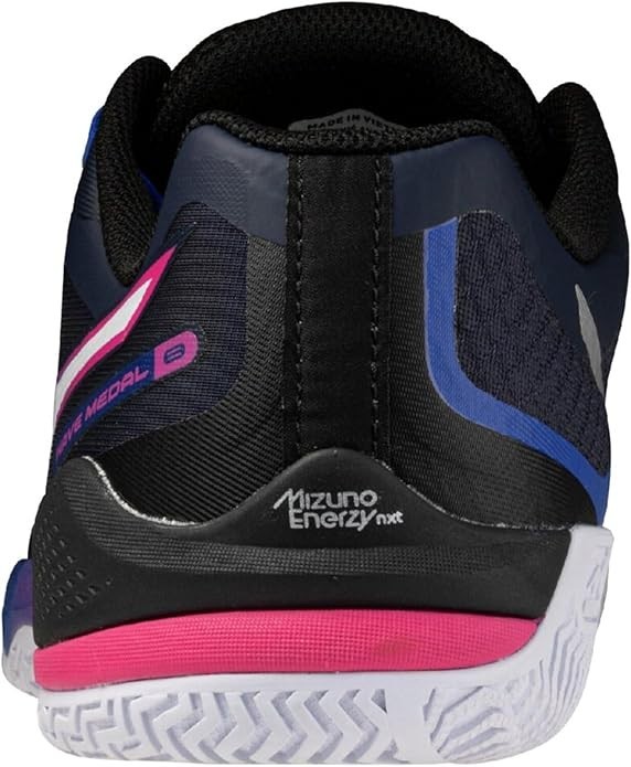 MIZUNO Table tennis Shoes WAVE MEDAL 8 81GA2582 Navy/Coral/Purple