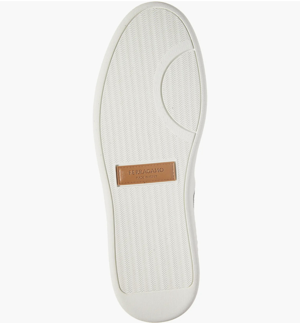 Ferragamo Achille 1 Low Top Sneaker 763472, Stromboli Sand – Retail $750