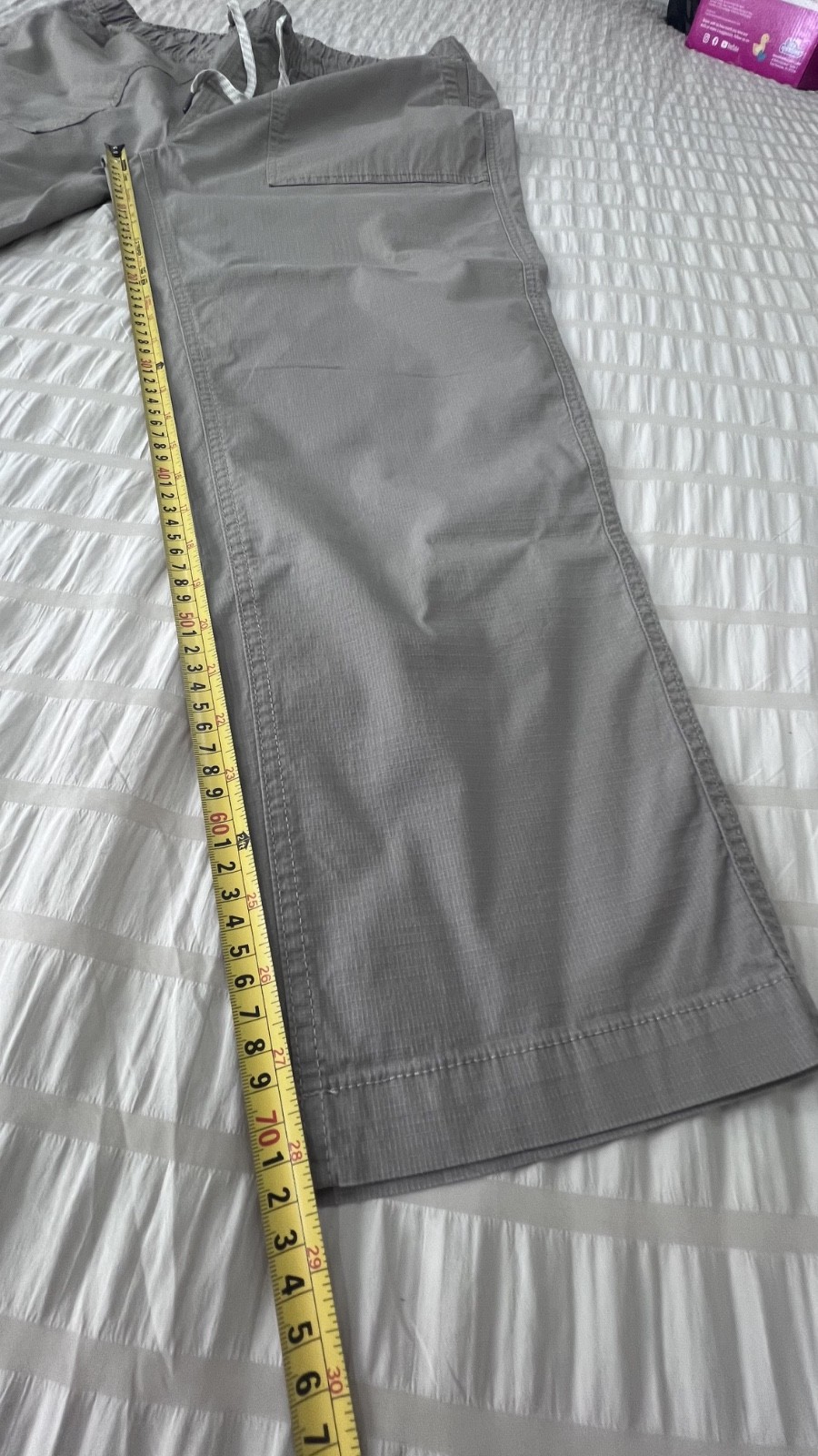 Vuori Ripstop Pant Dura Terra Straight Elastic Waist Drawstring Mens Sz XXL Mens