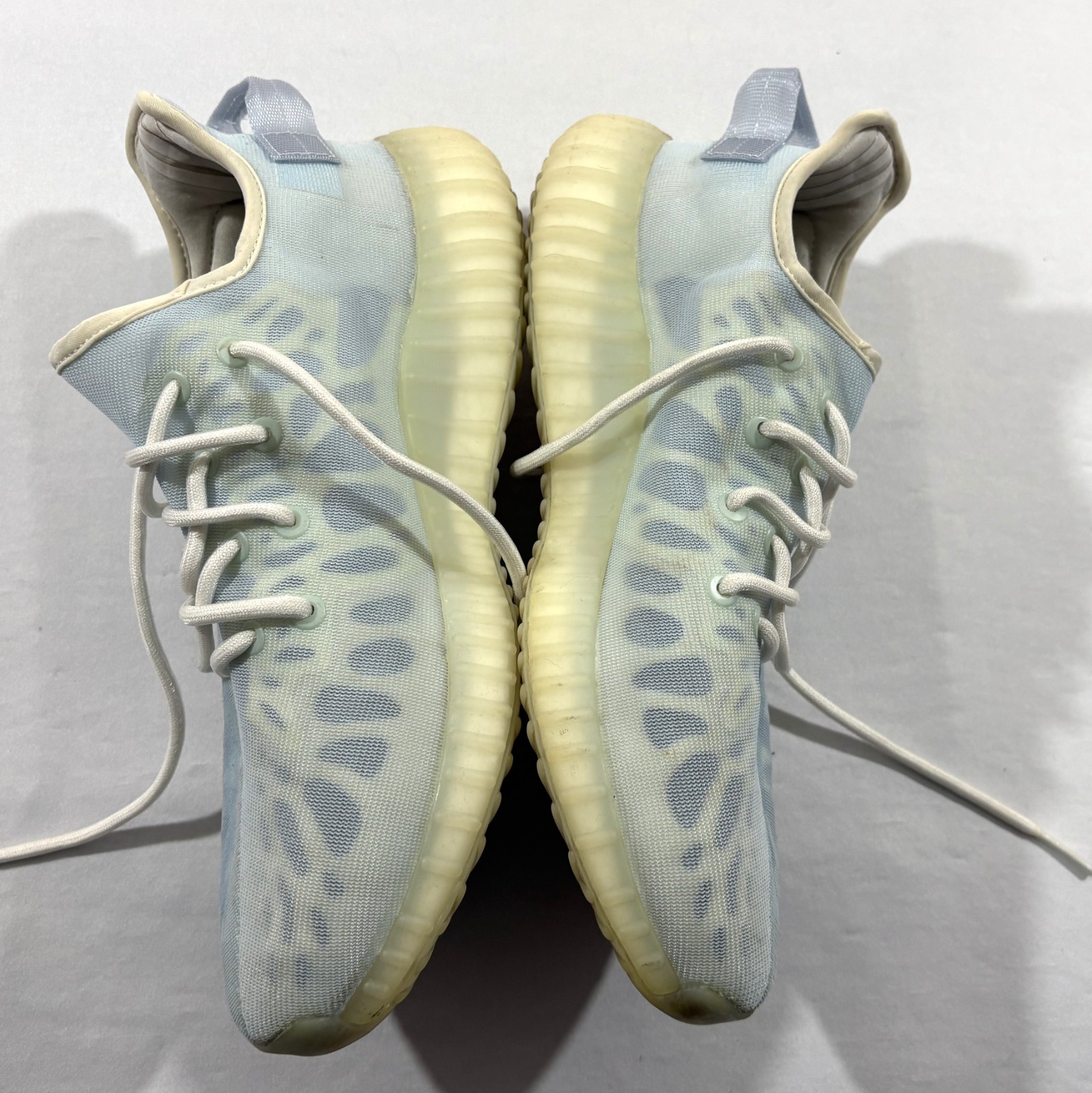 Adidas Yeezy Boost 350 V2 Mono Ice Blue White Mens Sneakers GW2869 Shoes Sz 11
