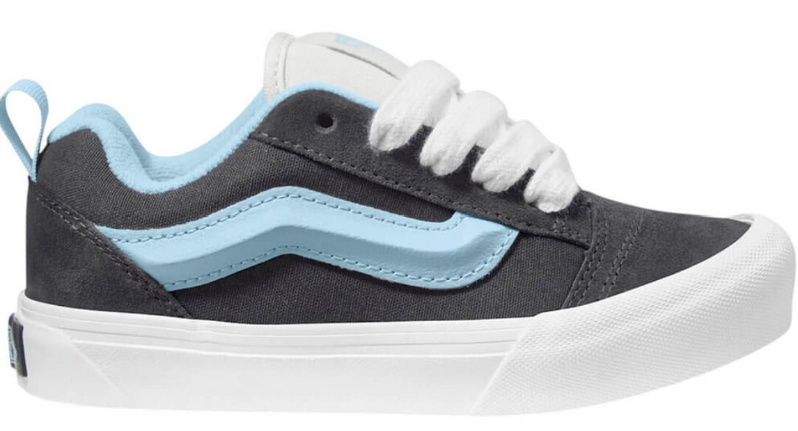 Vans Youth Knu Skool Shoes Black / Baby Blue VN000D2TY31 Athletic
