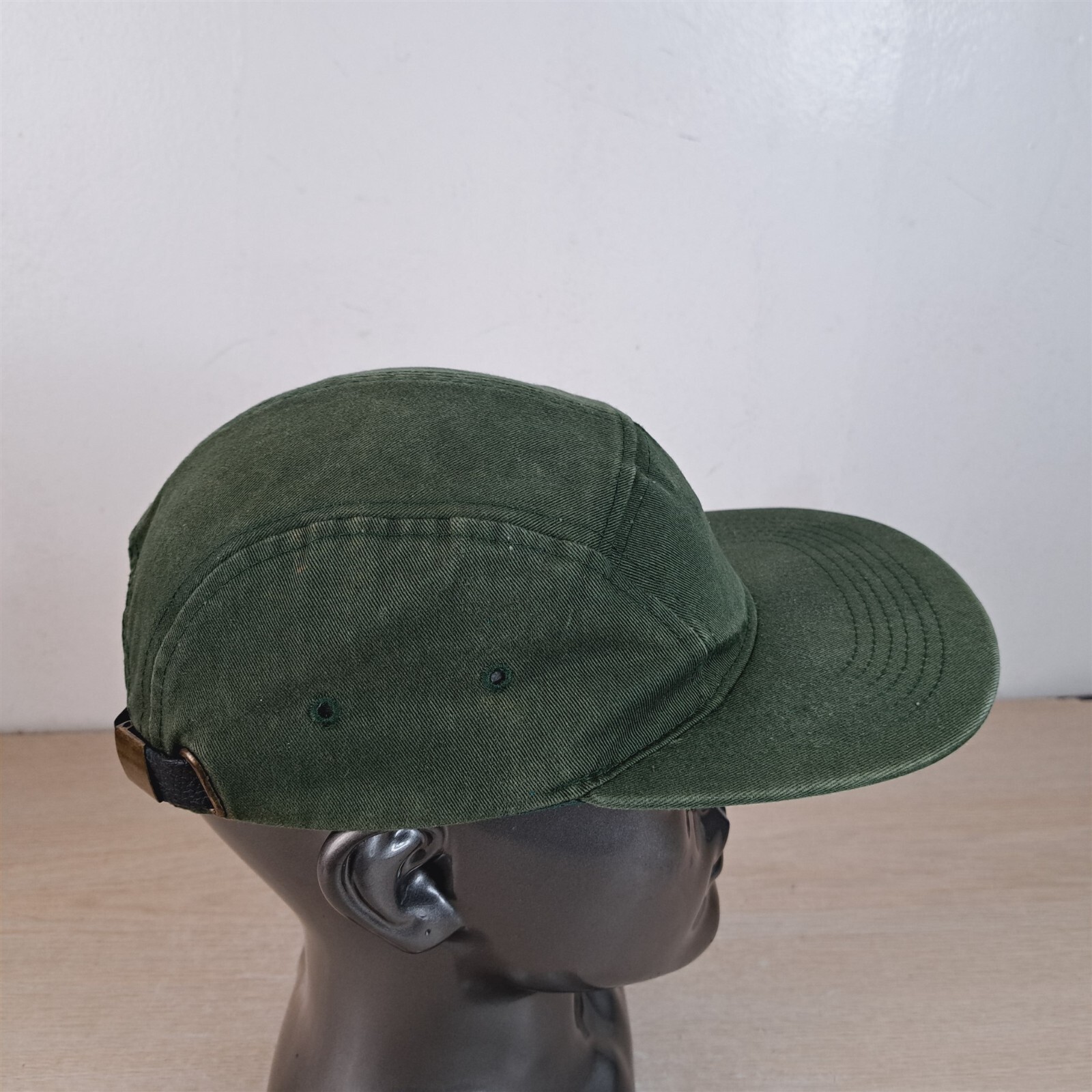 ICON BLANK/NO LOGO WOMENS 5 PANEL ADJUSTABLE STRAPBACK BASEBALL HAT/CAP, GREEN