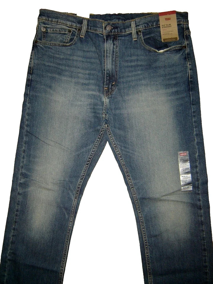 NWT Levi’s 513 jeans 36 x 30 Slim Straight Fit Retail $80 Style # 08513-0715