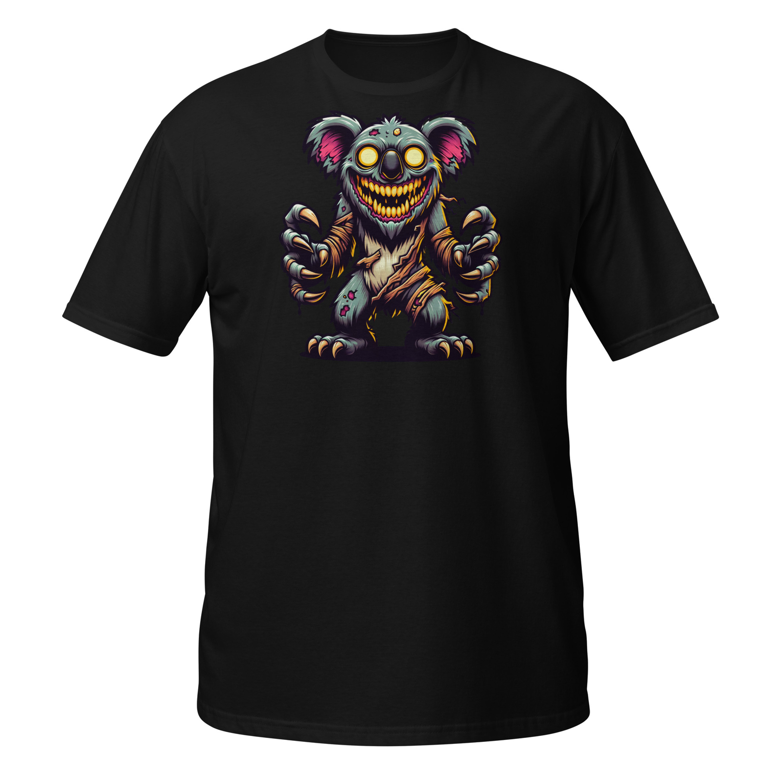 Zombie Koala T-Shirt | Creepy Mutant Bear Design | Horror Comic Style