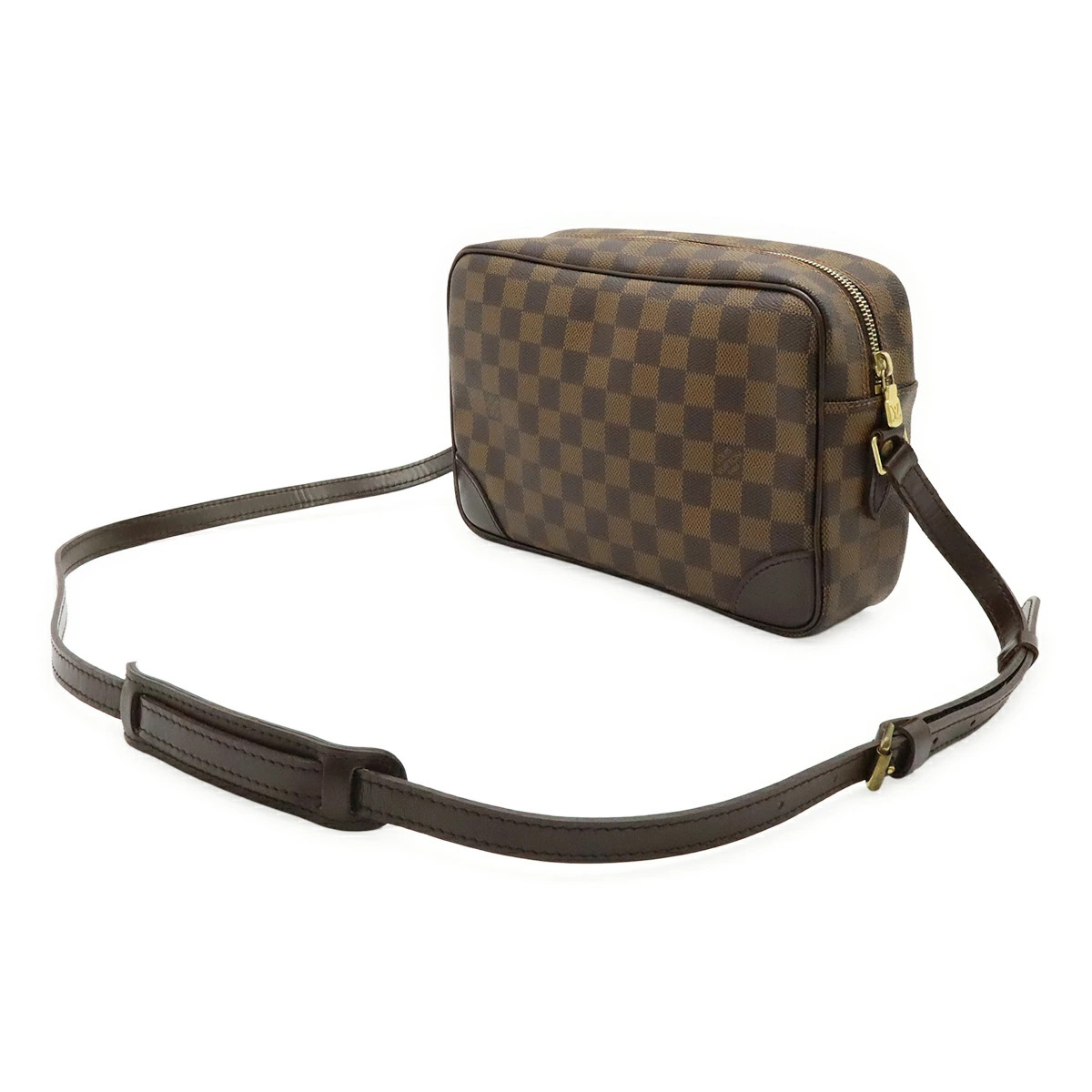 Louis Vuitton Damier N48085 Shoulder Bag Check Canvas Brown Unisex #BLB1914