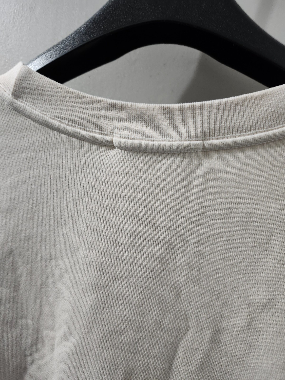 Perfect White Tee Sweatshirt Womens XS Ivory Oversize Pullover Perfect Spellout