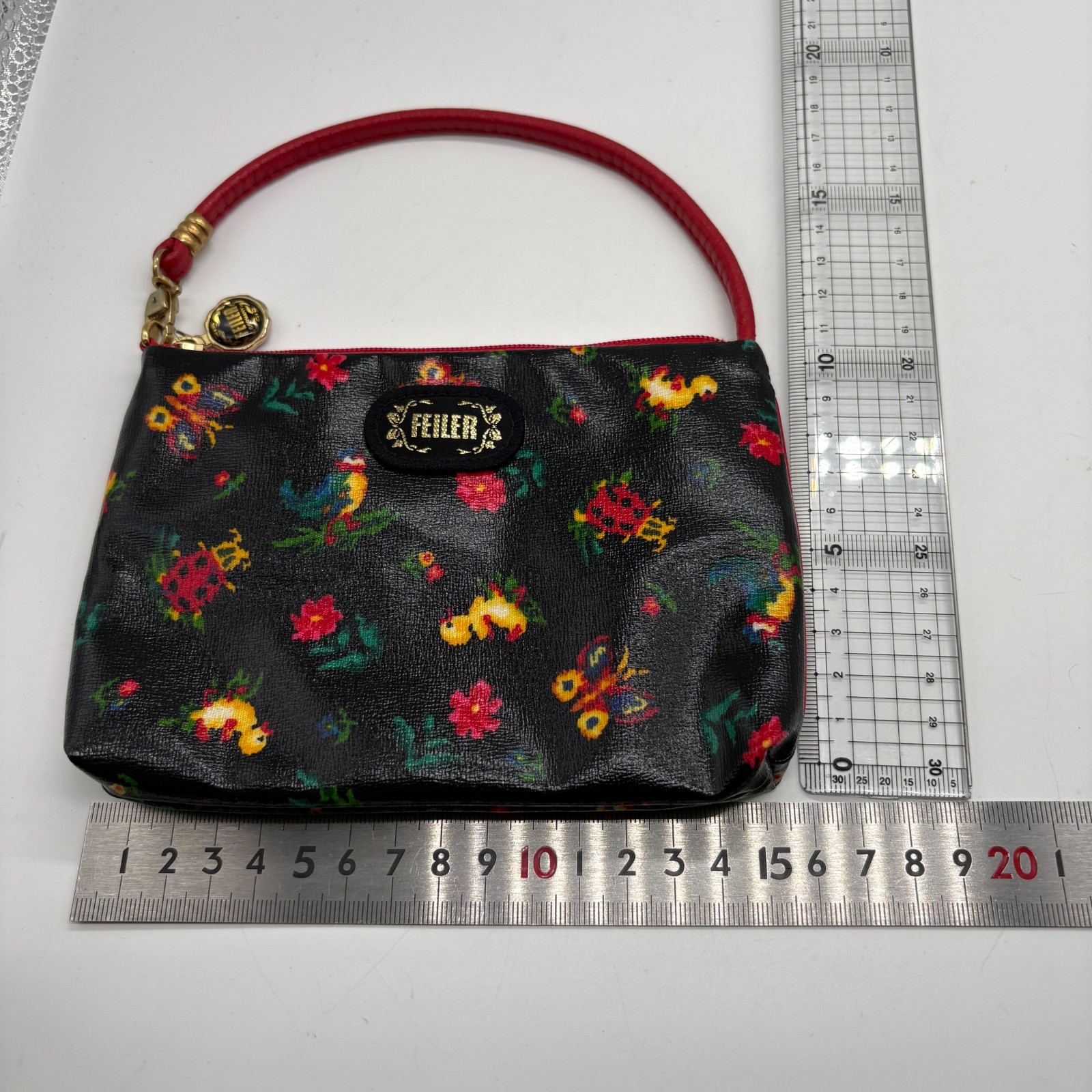 FEILER Feiler Pouch Heidi Black Small Item Case No. 207