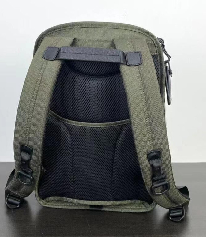 Tumi Alpha 3 Backpack Slim solutions Business Sports Nylon Green Outlet
