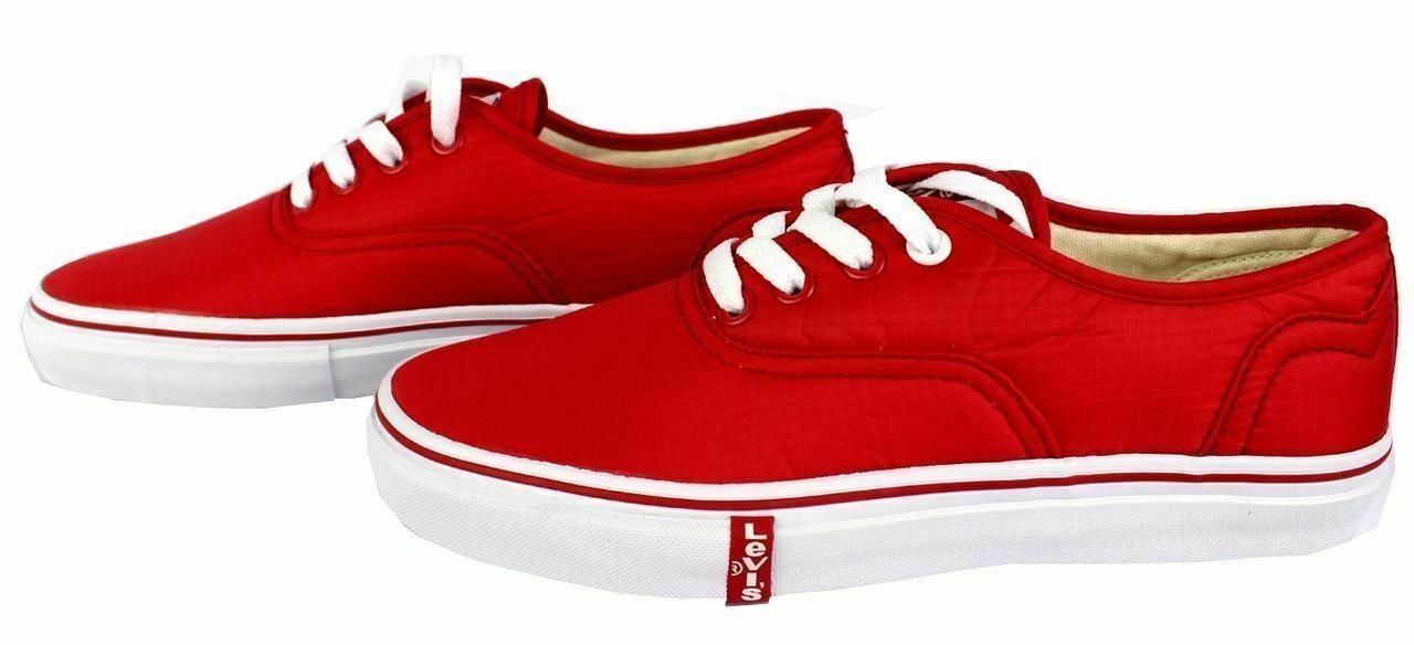 Levi’s Women’s Classic Premium Atheltic Sneakers Shoes Rylee 524342-01R Red