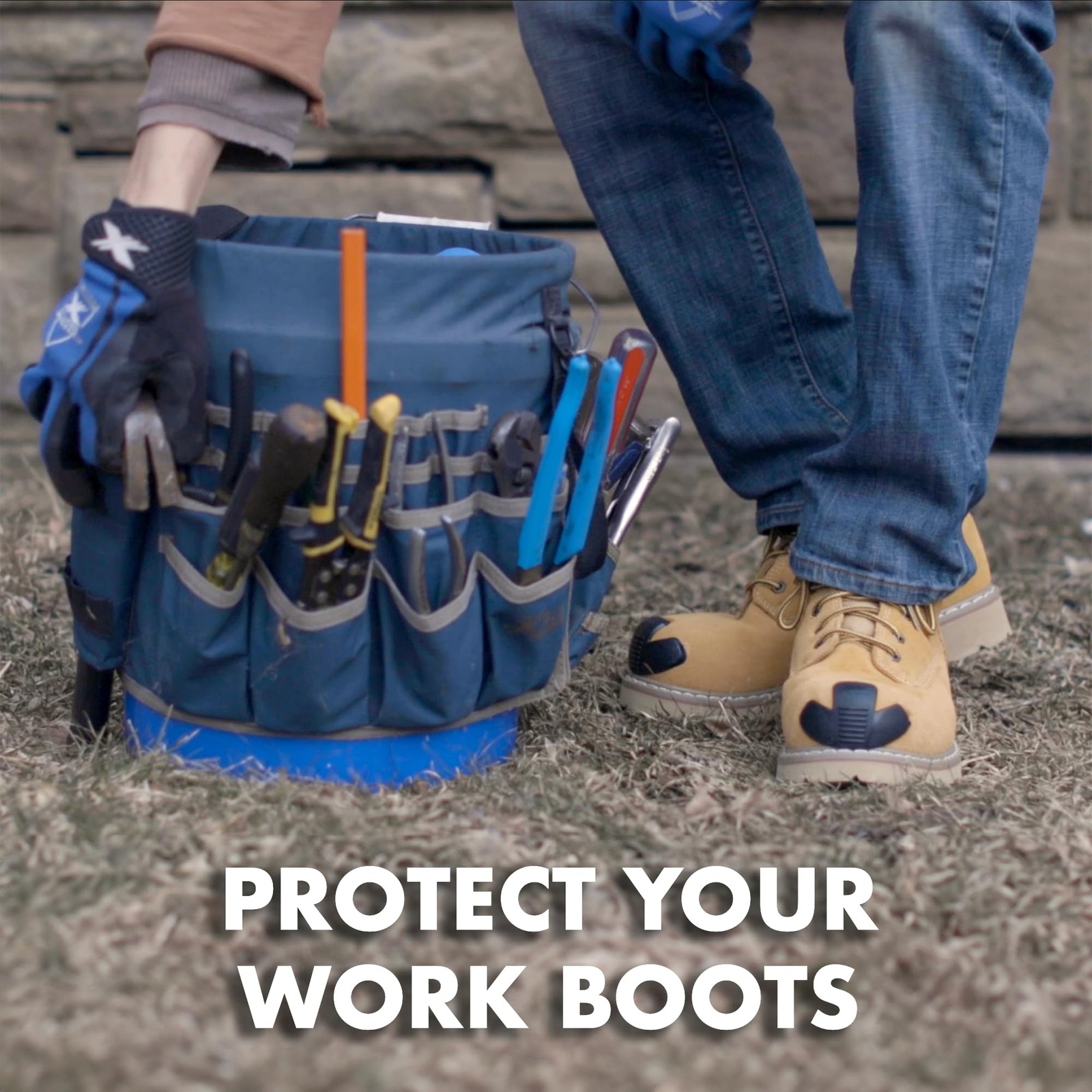 JobSite Boot Toe Guards – Shoe Protector Against One Size, Multi