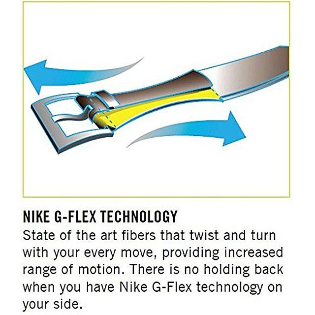 NIKE GOLF MEN’S MULTI-WEAVE STRETCH WOVEN BELT BLK/GRY/NVY SIZE: XL (44-46) 1428