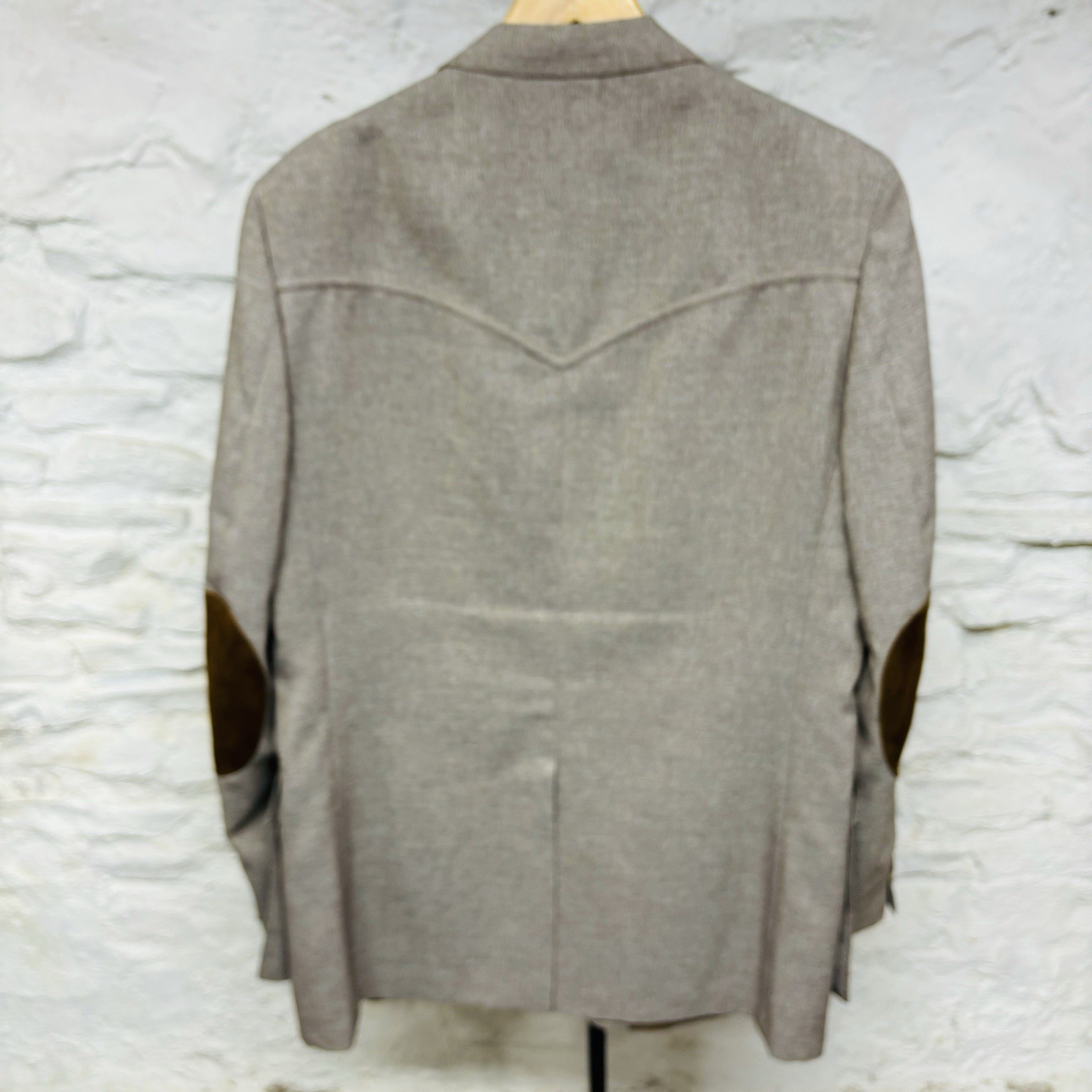 Sheplers The Plainsman Blazer Sport Coat 42L Western Faux Suede Elbow Patches