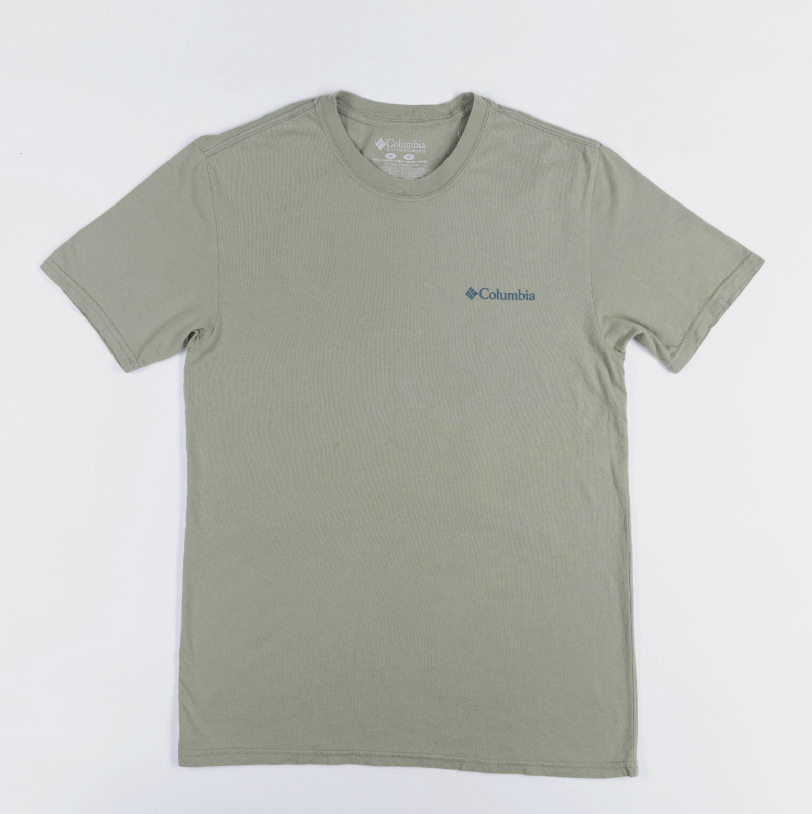 Columbia Men Views Mountain Graphic T-Shirt Safari Size L