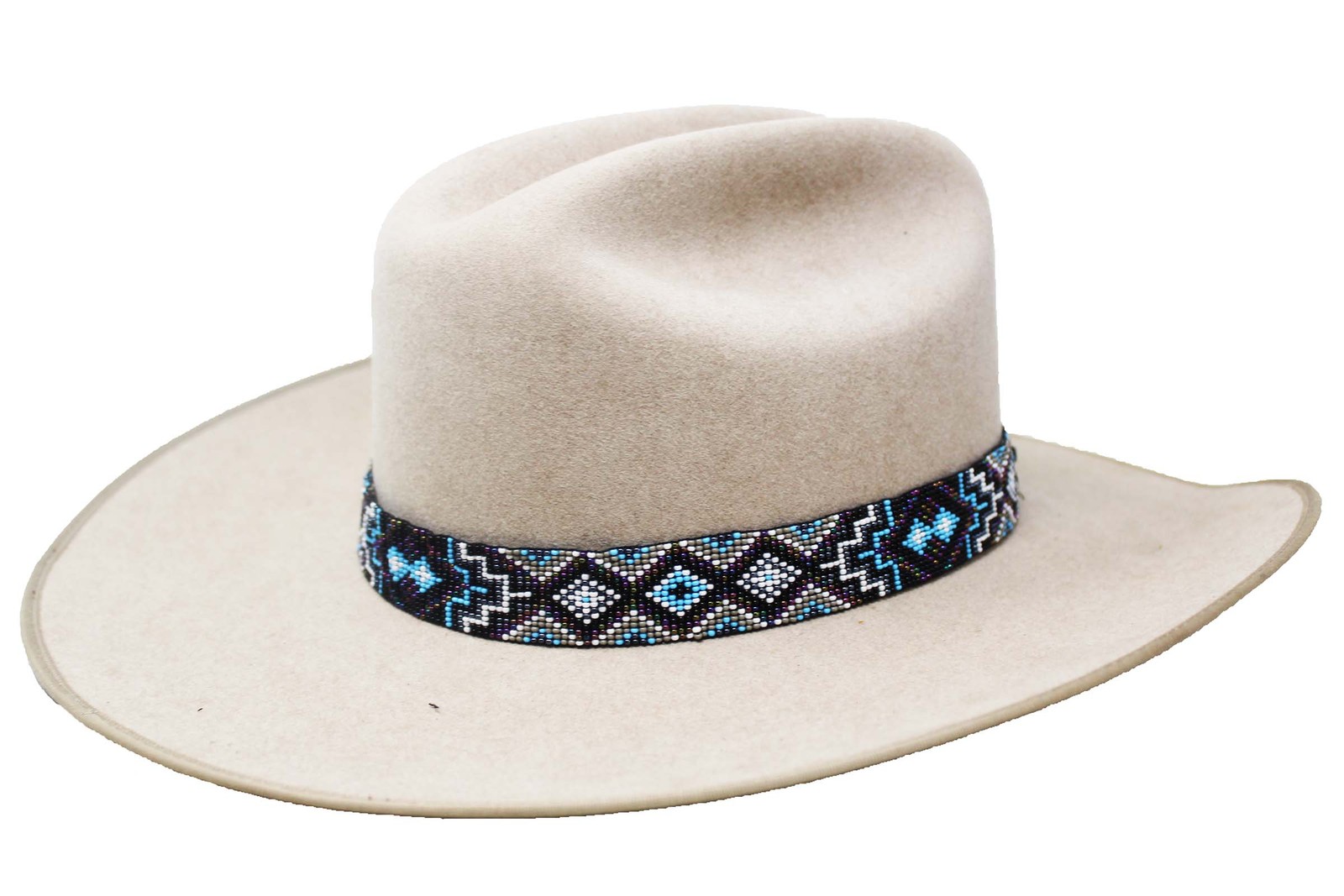 1″ Western Handmade Beaded Southwest Rodeo Adjustable Hat Band 24RTB30