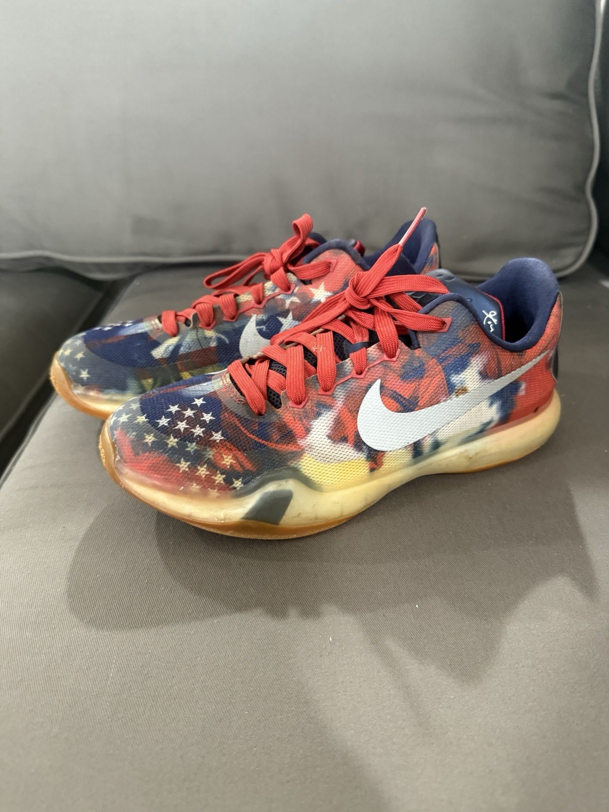 Nike Kobe 10 GS – “Independence Day” – Size 5.5y (Used W/ No Box)