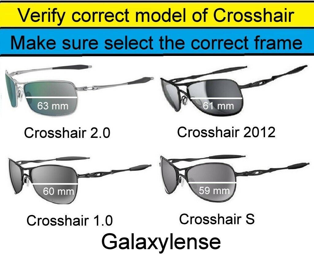 Galaxy Replacement Lenses For Oakley Crosshair 2.0 OO4044 Red Polarized
