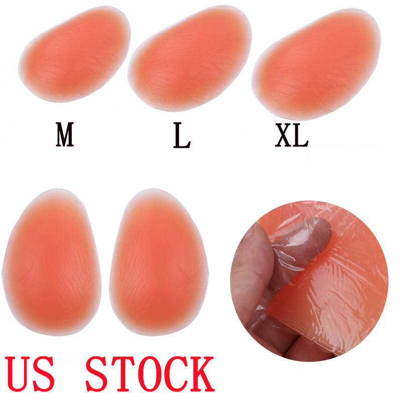 US 1Pairs Silicone Butt Padded Hip Thigh Booster Enhancers Buttock Shapewear Pad