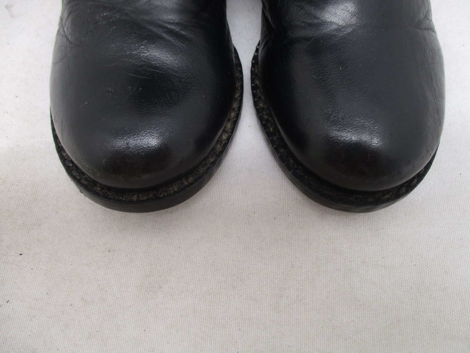 A JAMA PRODUCT Baby Size 5 Black Leather Cowboy Western Roper Boots