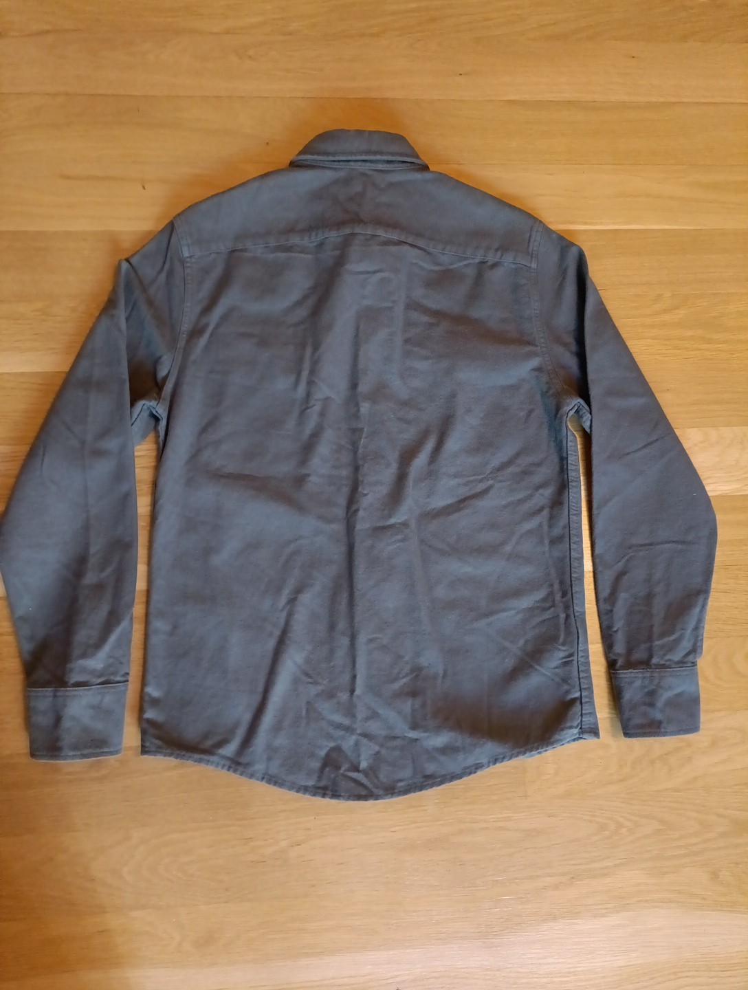 LL Bean Signature Archive 1933 Chamois Cloth Shirt Men’s Small S Gray Slim Fit