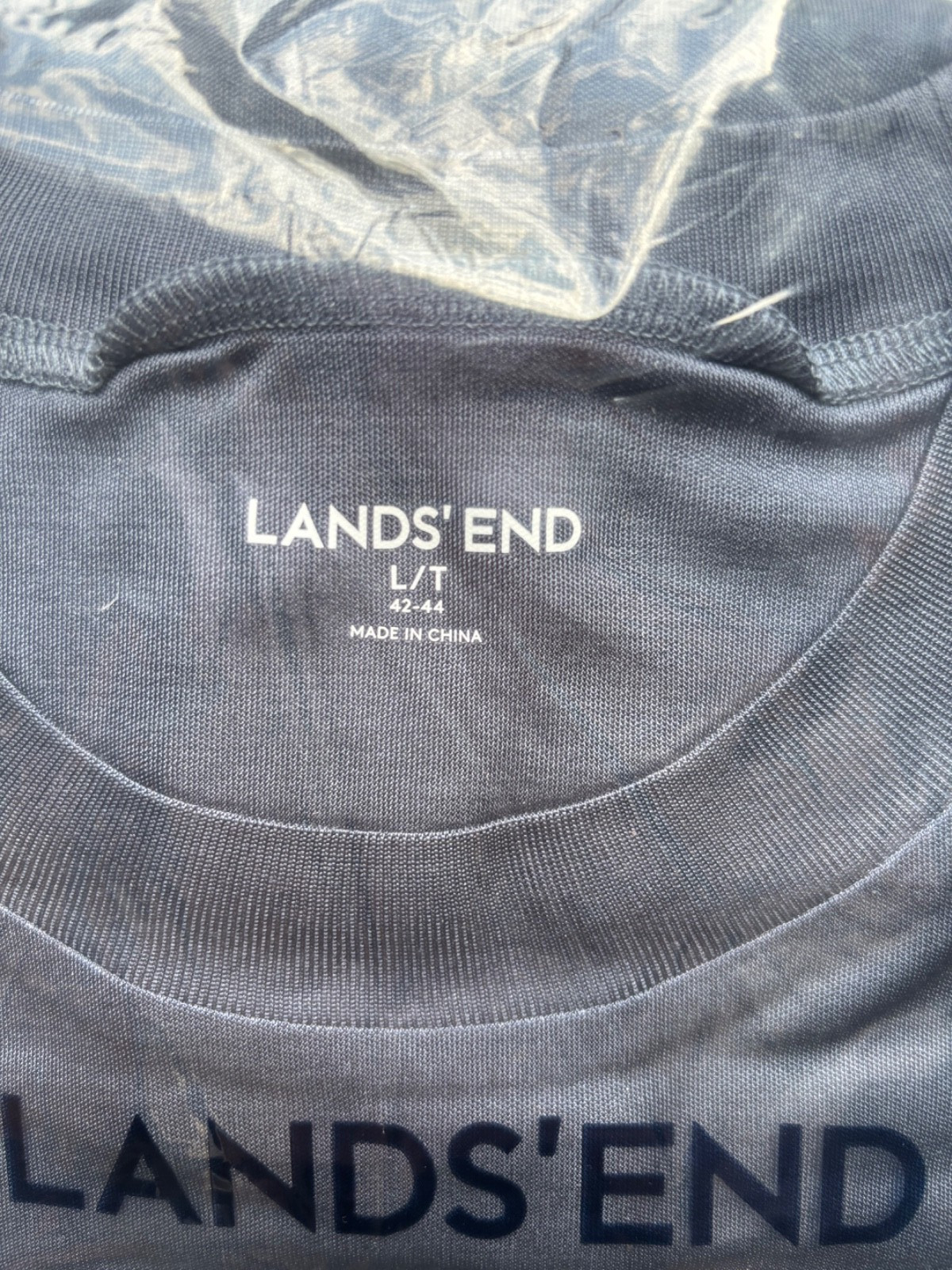 Lands End – Silk Long Underwear TOP – Shale – Men’s Large-Tall – NEW (NWT/NIP)