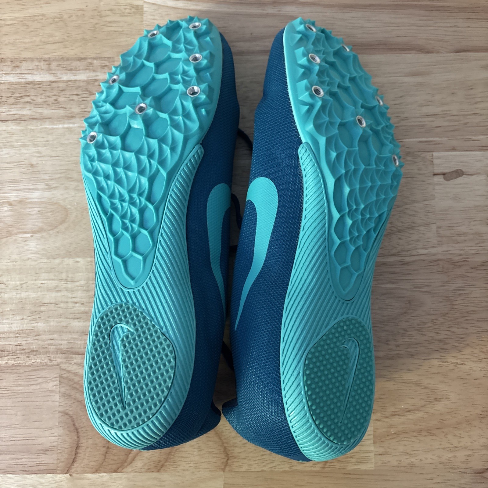 Nike Zoom Rival Track Field Spikes Teal AH1020-300 – Size 9