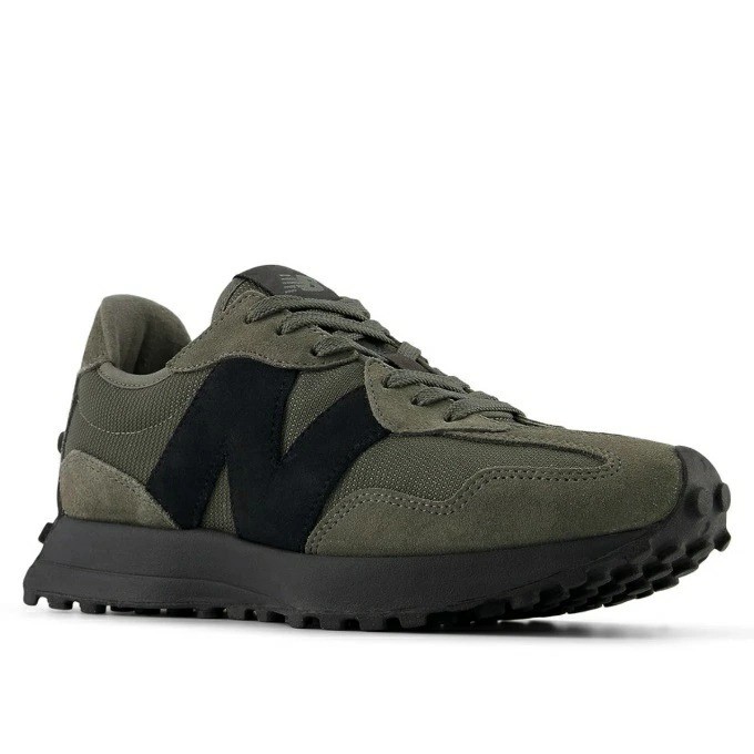 New Balance 327 U327346 Tornado Black Suede Mesh Men’s Sneaker Width D New Box