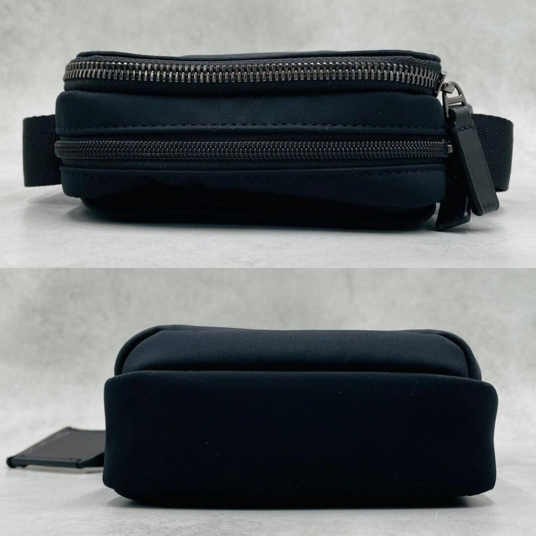 TUMI Harrison Nichols Black Nylon One Shoulder Bag Crossbody Business Auth