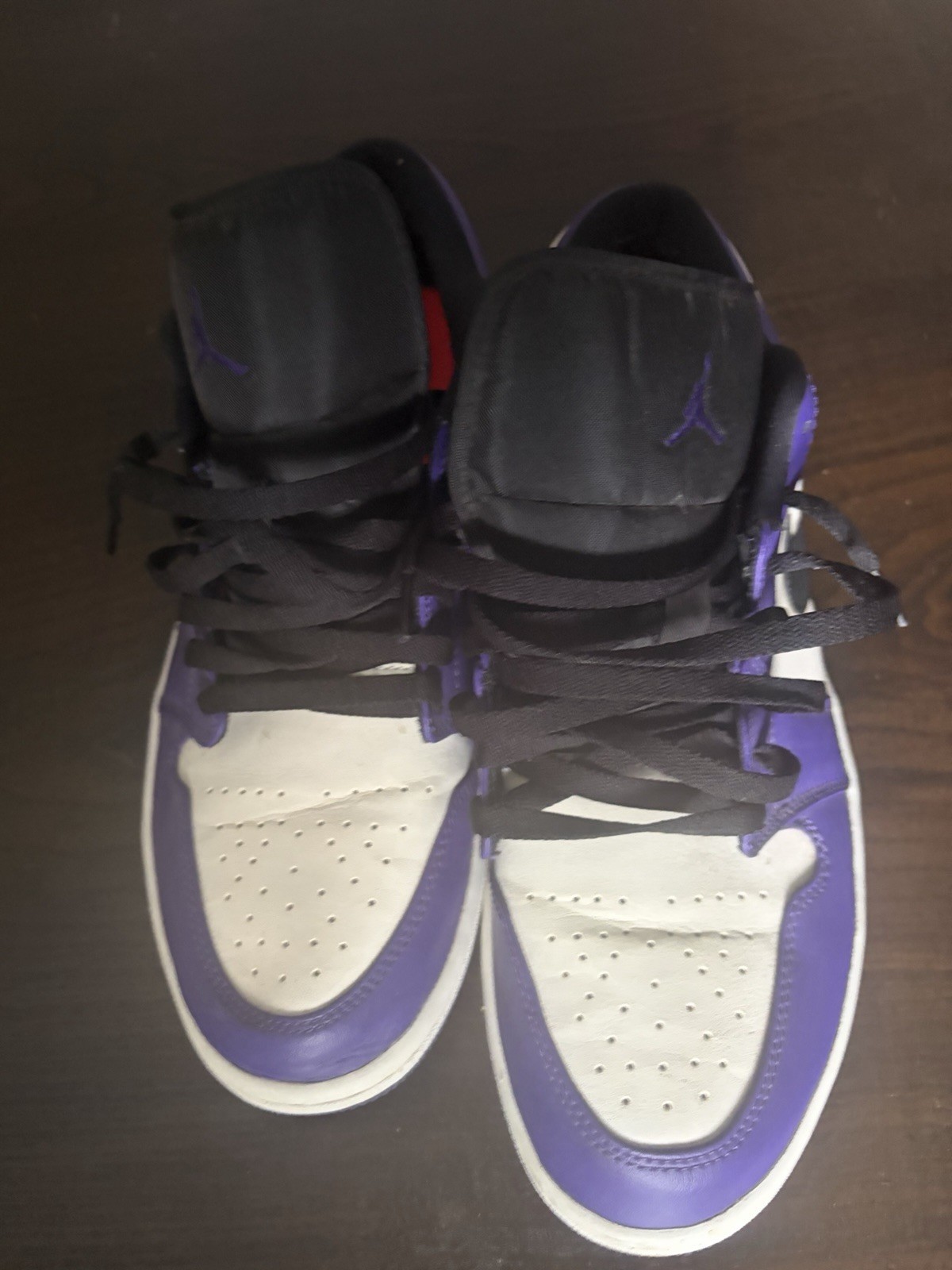 Jordan Air Jordan 1 Low Court Purple White/Court Purple/Black 553558-500