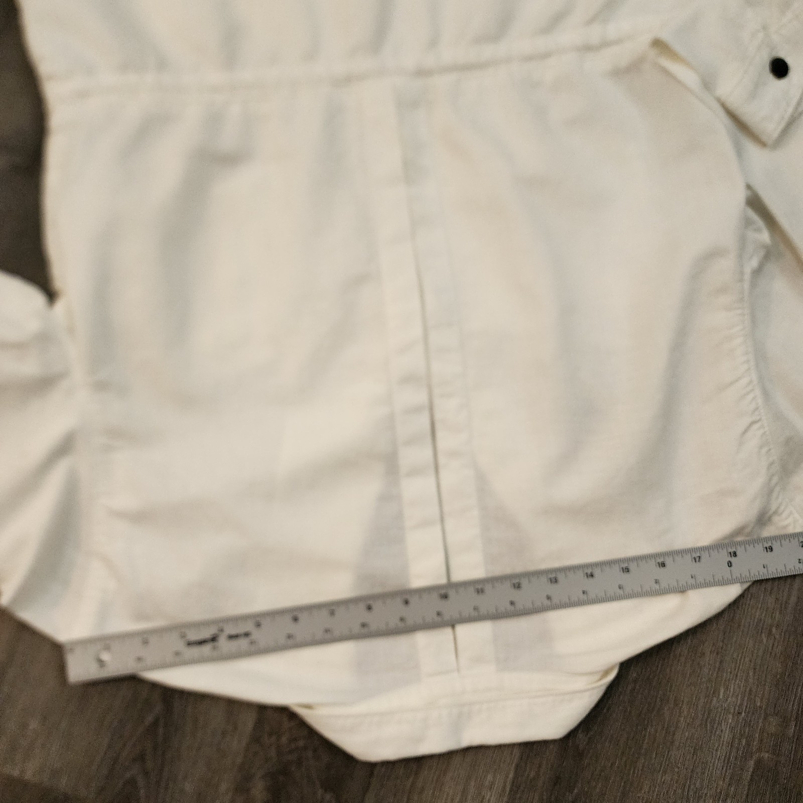 Faherty Larkspur Jacket L NWT White Linen Cotton Safari Coastal Utility $248