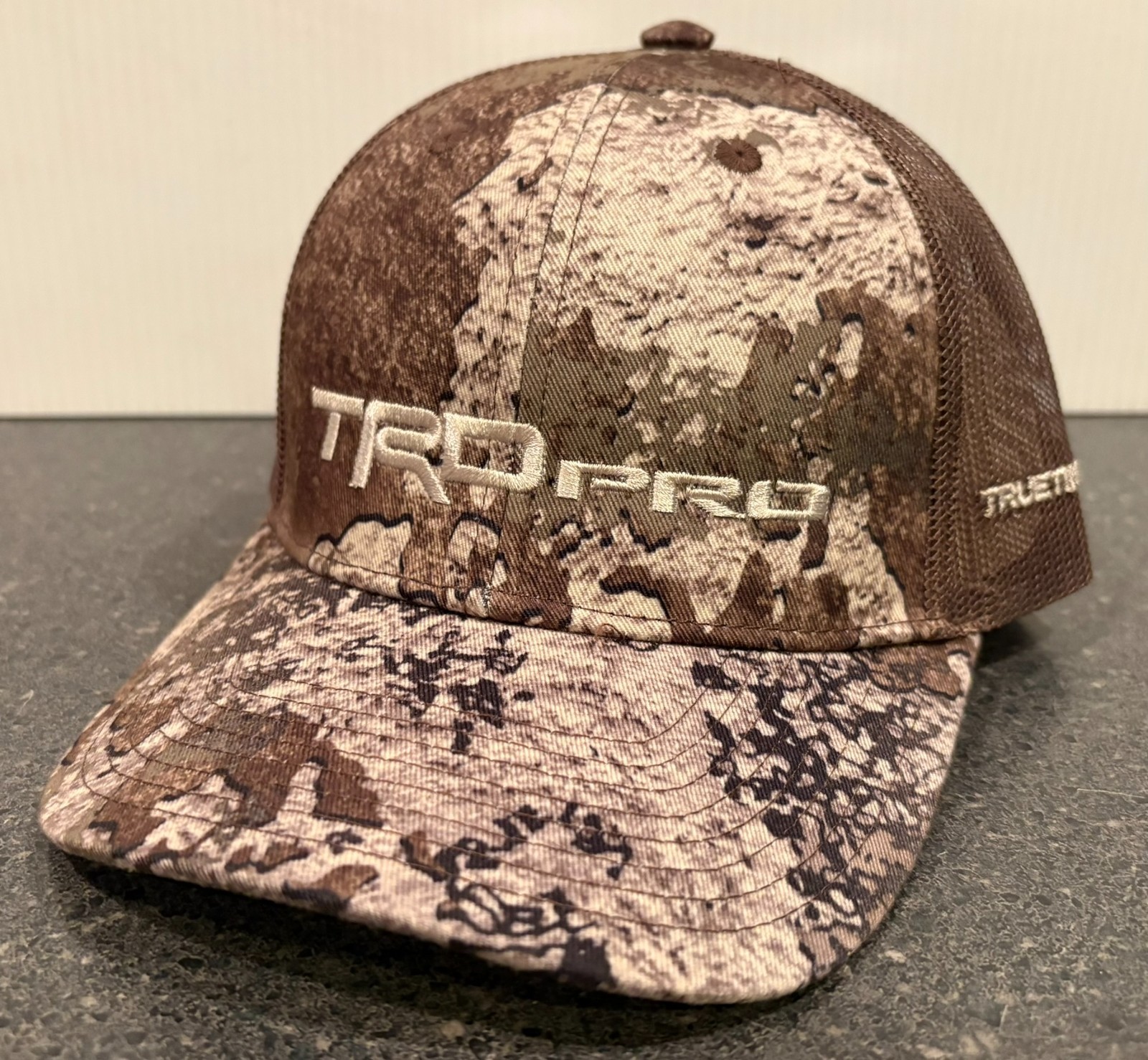 Toyota TRD Pro True Timber camo Trucker Hat Mesh Snapback Cap NWT – DAMAGED