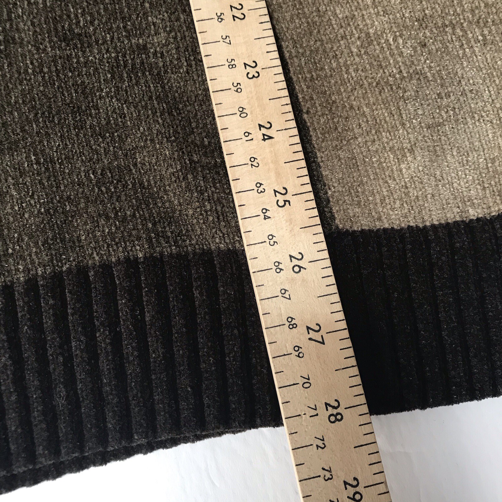 Vintage 90s Y2K Sweater Mens Large Wool Geometric Grunge Skater Grandpa Hip Hop