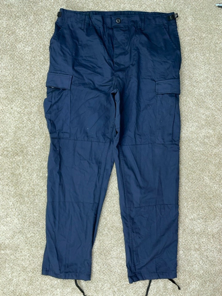 Propper Pants Men’s Large 38×32 Blue Uniform BDU Ripstop Tactical Army Cargo NEW