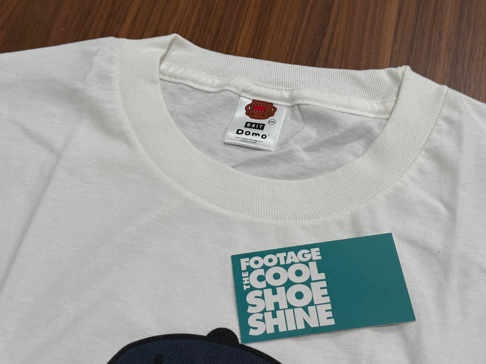 2013 BAIT SUPERIOR DOMO RAPPER HYPEBEAST BOX LOGO TEE SHIRT SUPREME WHITE XXL
