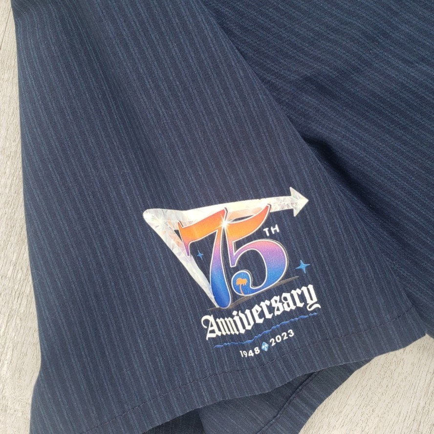 In-N-Out Burger 75th Anniversary Work Shirt 2023 Men’s 2XL Navy Button Front