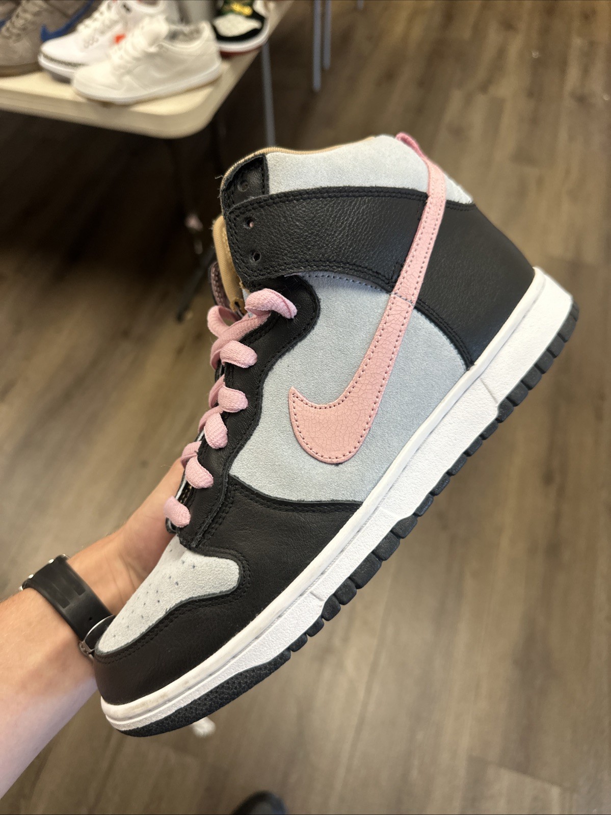 Size 9.5 – Nike Dunk Pro Sb High Shy Pink Vanilla