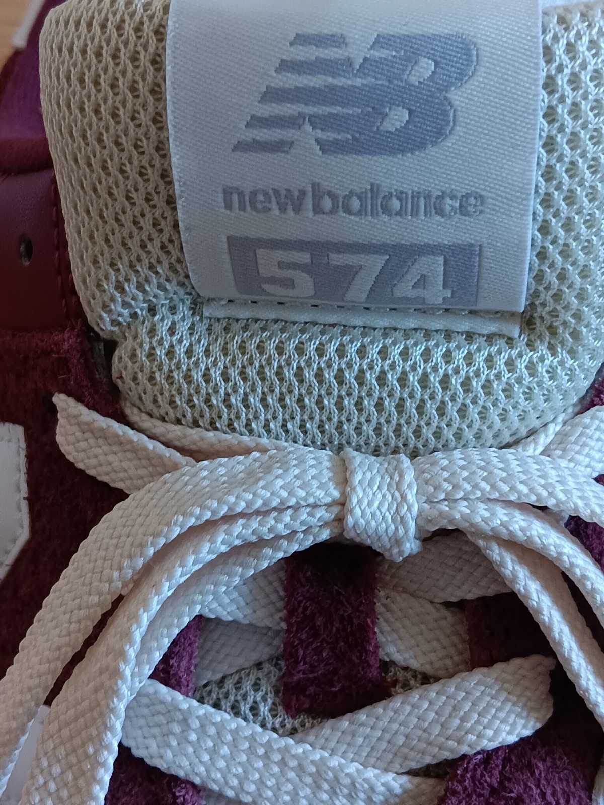Size 11.5- New Balance 574 ENCAP Burgundy MENS SNEAKERS