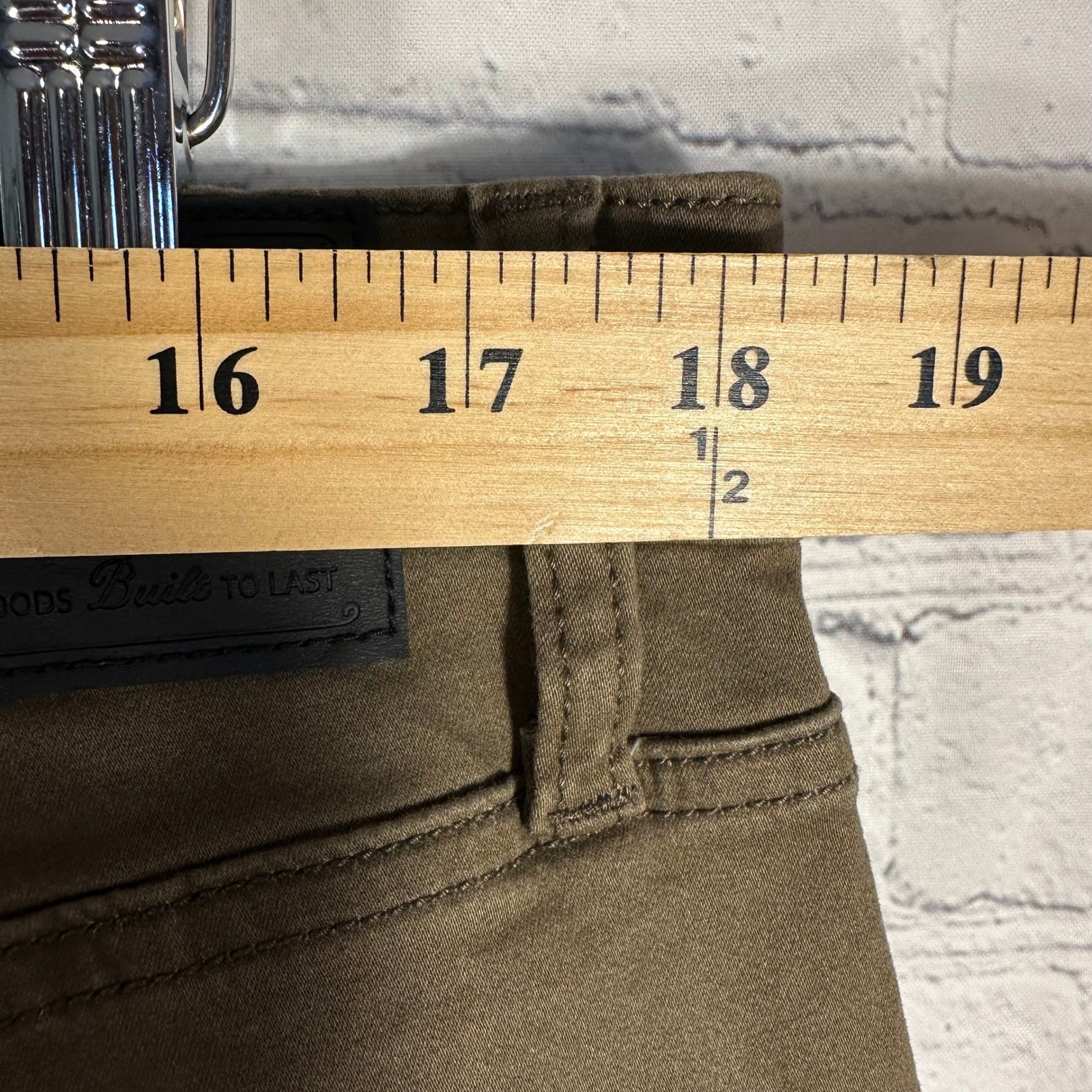 NEW Lucky Brand 223 Straight Leg Pants Mens 36×32 Olive Brown Chino