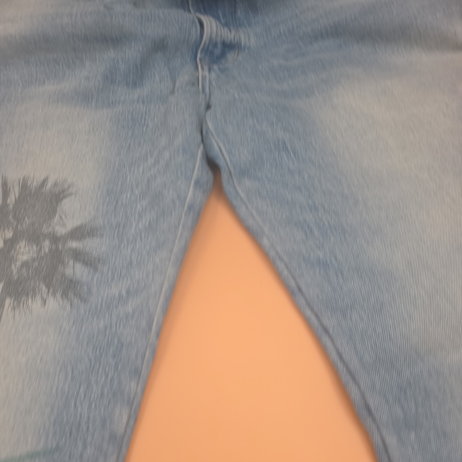 NWT Hudson Walker Spring Break Laser Print Kick Flare Jeans Men’s 34 MSRP $295