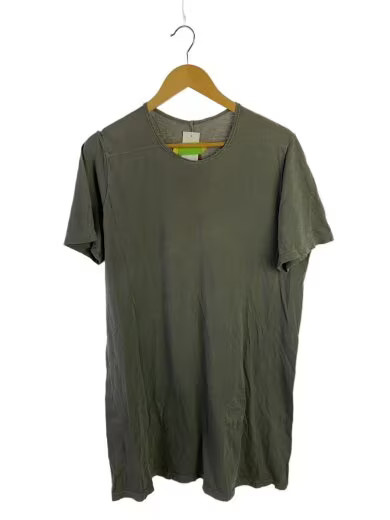 RICK OWENS DRKSHDW/Cut and Sewn/L/Cotton/GRY/Solid Color/DU15F5250-G