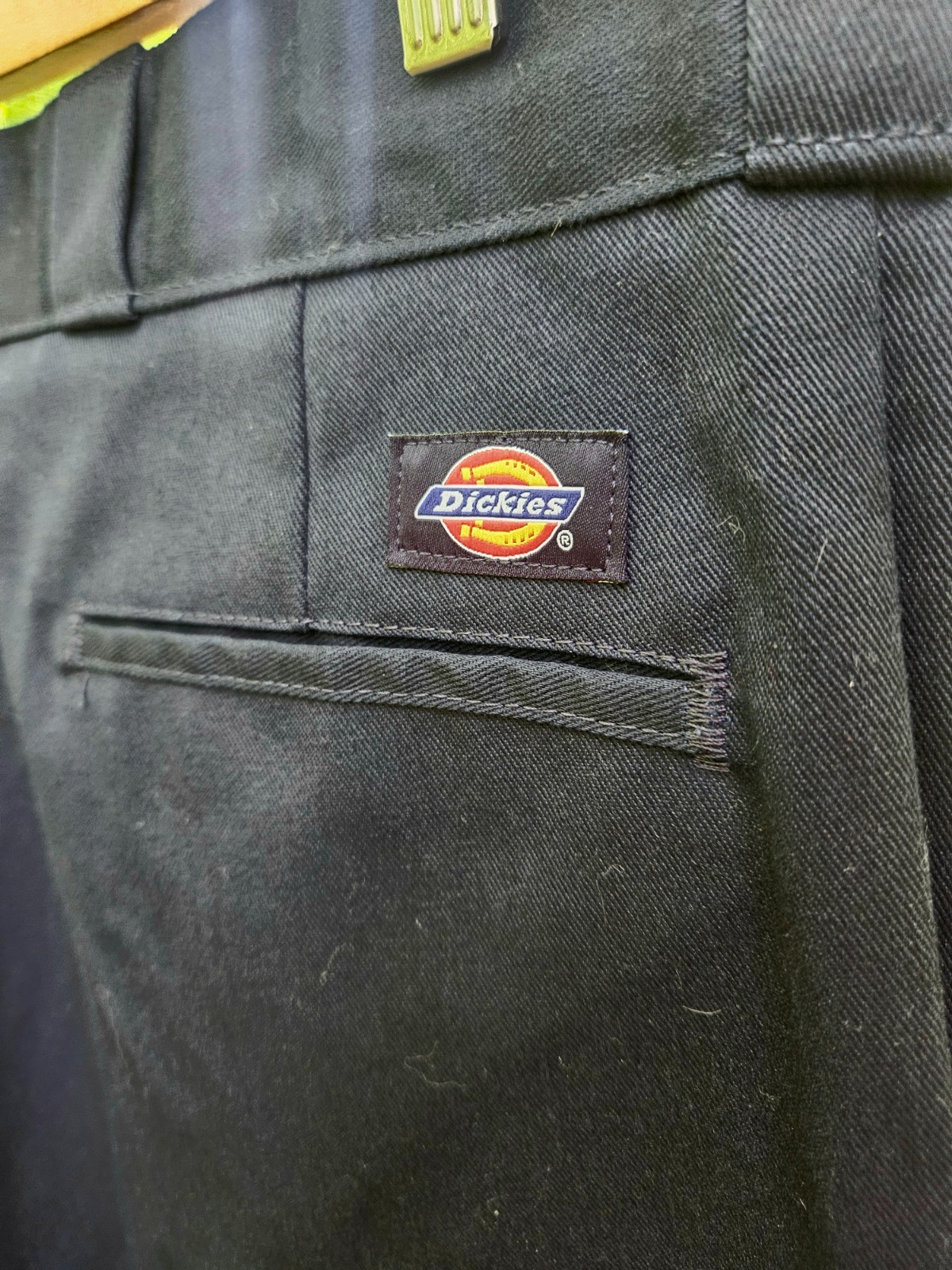 Dickies 874 Mens Navy Blue Original Fit Straight Leg Chino Work Pants-36×30