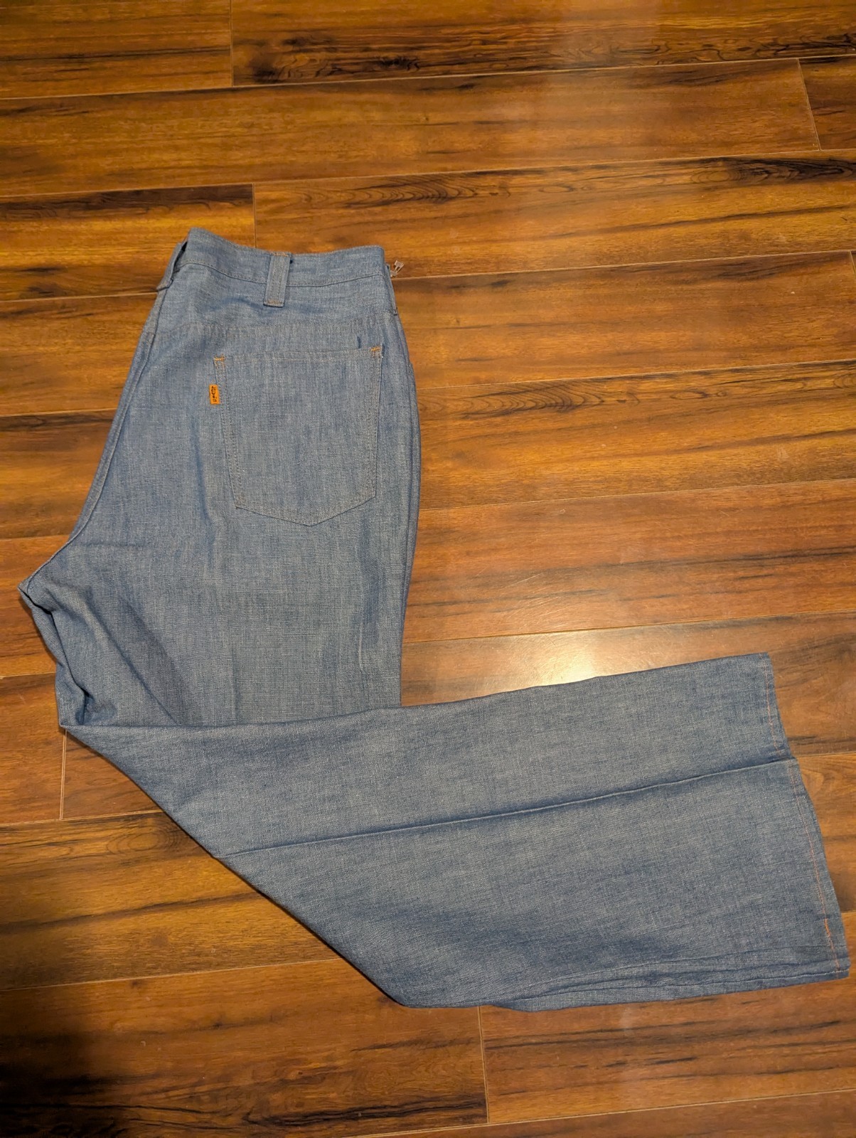 Vintage 80s Levi’s Gentleman Jeans 546 Light Wash Denim Pants USA Mens 36X34
