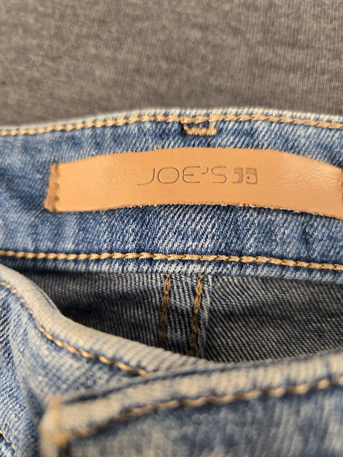 Joe’s Jeans Womens 28 The Charlie High Rise Skinny Ankle Side Velvet Stripe
