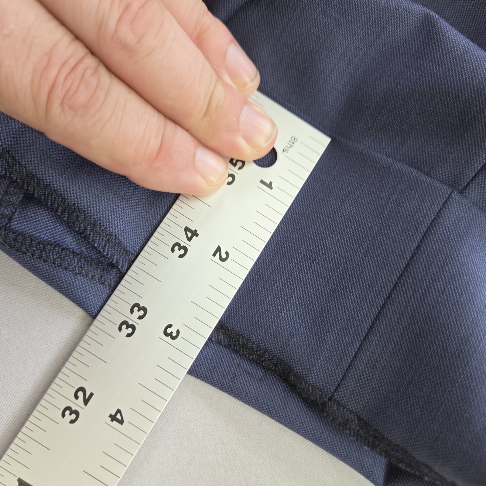 PETER MILLAR Flynn Classic Fit Wool 2 Piece Suit, Navy, Size 48R Pants 42×29